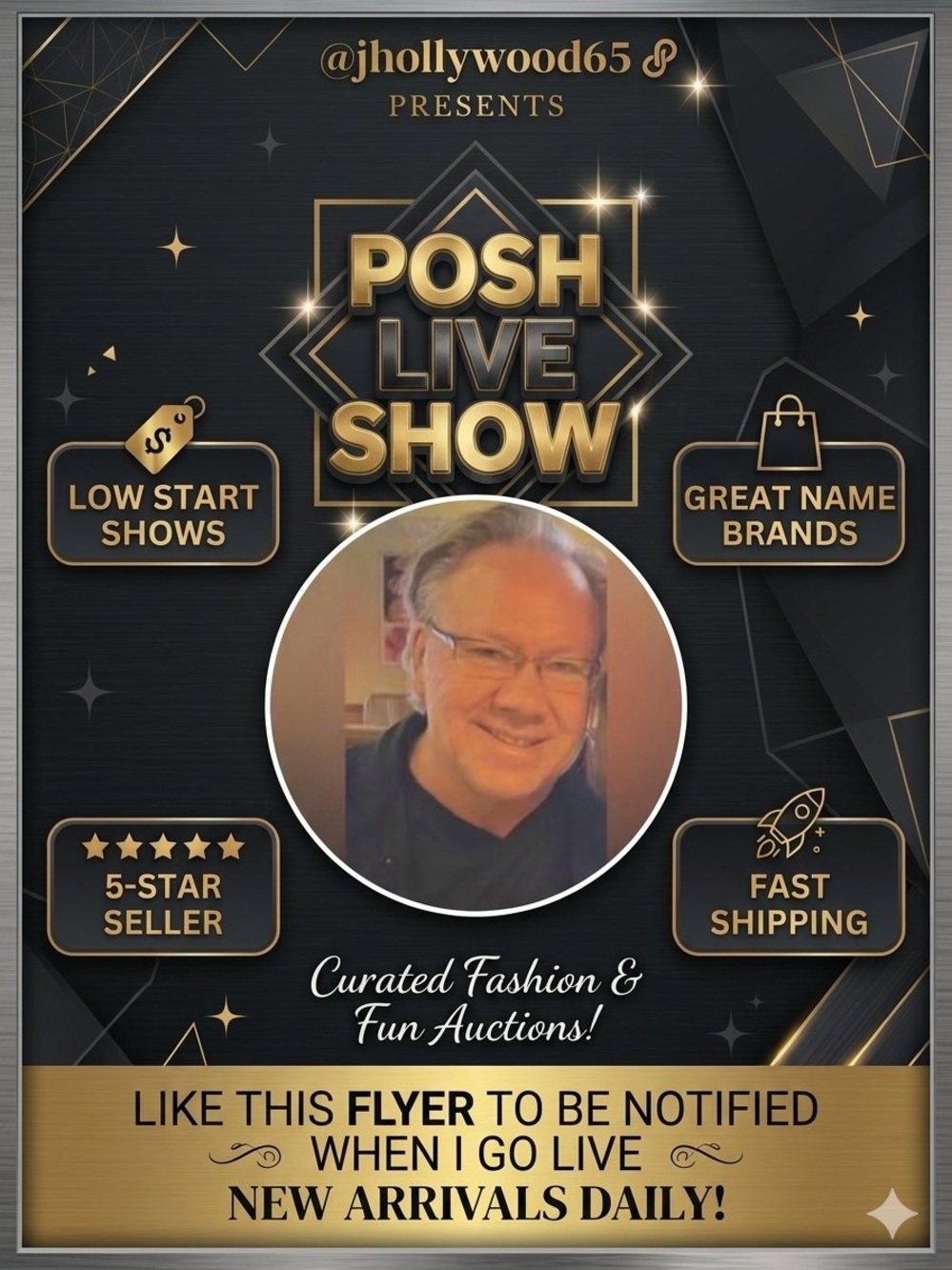JHollywood65 Live Show Flyer! Please Like My Flyer To Be Notified When I Go Live